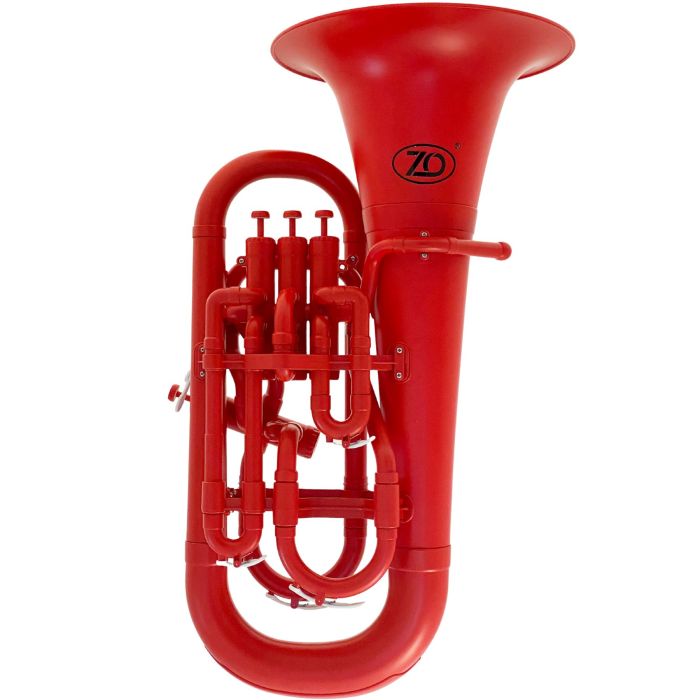 Eufonio plastica ZO con bocchino e custodia ROSSO OPACO main product photo