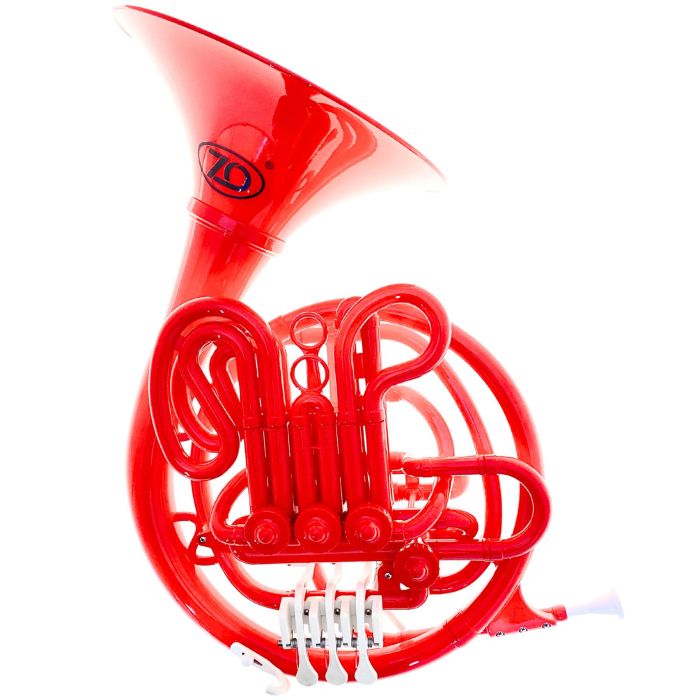 Corno plastica ZO con bocchino e custodia ROSSO main product photo
