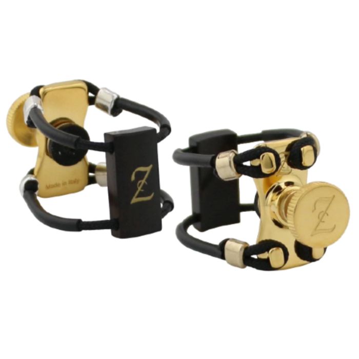 Legatura Sax Alto Zac Ligature ZL-6216NX gold/wood main product photo