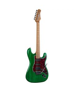 Eko ST-451 Chitarra Elettrica transparent green