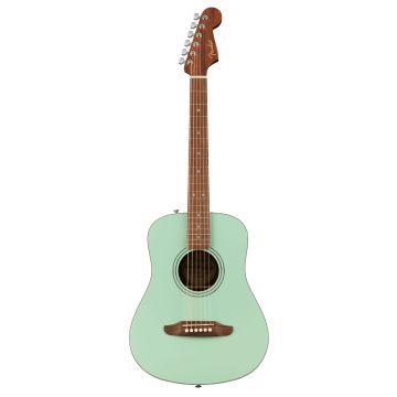 Fender California Standard Redondo Mini With Bag Spruce Top Surf Green