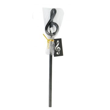 Matita Agifty Chiave di violino nera 24cm Matita Agifty Chiave di violino nera 24cm