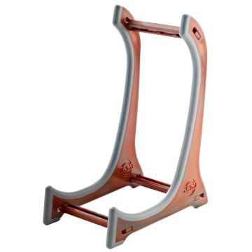 Supporto Violino/Ukulele K&M da terra effetto legno