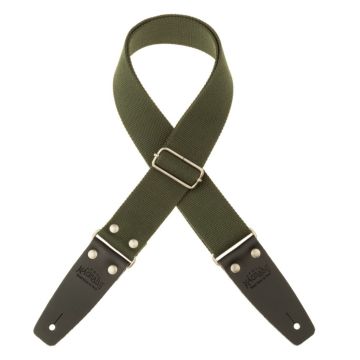 Magrabo' Tracolla chitarra SC Entry Olded verd terminali nero fibbia argento 5 cm