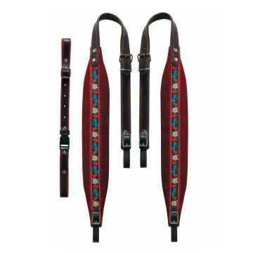 Tracolla Fisarmonica 120 Bassi Tirolese Red Boston 80-X-TVR