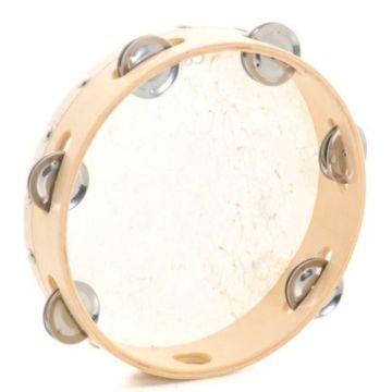 Tamburello basco Croson 25cm pelle naturale fissa 10" C108