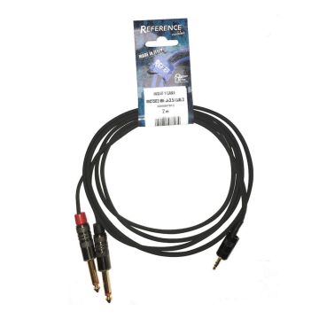Cavo mini jack st/2 jack mono 2 mt Reference 