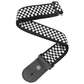 D'Addario 50C02 Tracolla chitarra check mate
