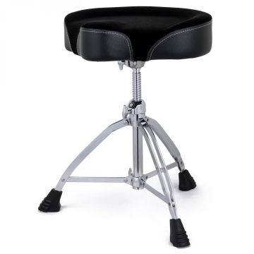 MAPEX T865 Sgabello a Sella con Seduta In Tessuto Nero MAPEX T865 Sgabello a Sella con Seduta In Tessuto Nero