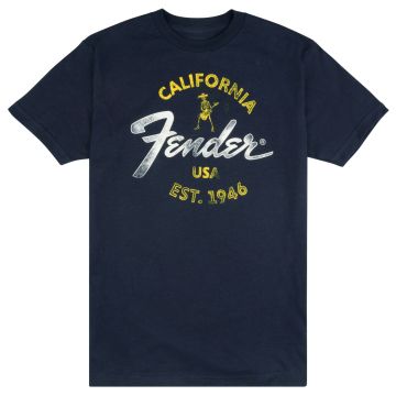 T-Shirt Fender Baja Blue M T-Shirt Fender Baja Blue M