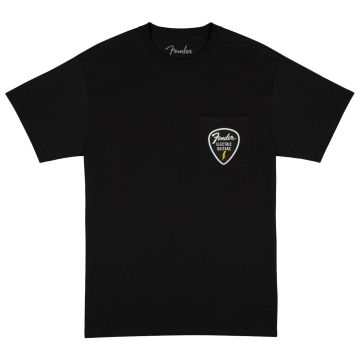 T-Shirt Fender Pick Patch Pocket Tee black M