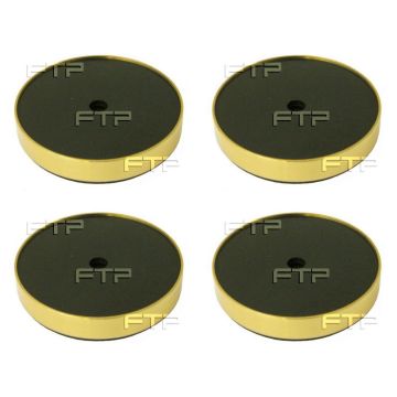 Isolatori per pianoforte verticale FTP 921-A 4 pz gomma anello ottone Isolatori per pianoforte verticale FTP 921-A 4 pz gomma anello ottone