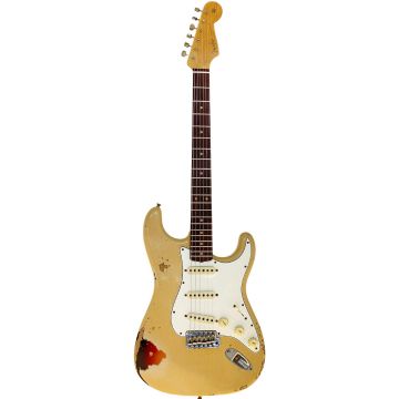 Fender Chitarra Elettrica Custom Shop Stratocaster '60 Relic RW faded desert sand over 3ts custodia