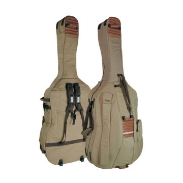 Borsa Contrabbasso 3/4 Boston CB-534 con ruote beige marrone