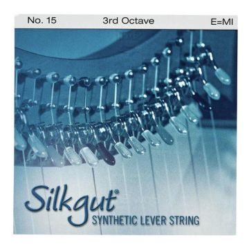 Corda Arpa Celtica Bow Brand 3 ottave n.15 E MI in nylon Silkgut
