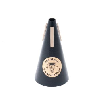 Don Maslet straight Sordina tromba nero materiale sintetico