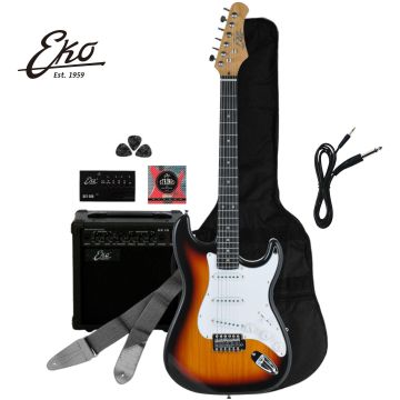 Eko EG-11 Kit Chitarra Elettrica sunburst