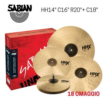 Sabian HHX Complex Promotional Set HH14/C16/18/R20" Sabian HHX Complex Promotional Set HH14/C16/18/R20"