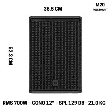 RCF SUB 702-AS MK3 12" 1400w RCF SUB 702-AS MK3 12" 1400w