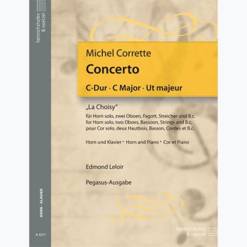Corrette Concerto C-Dur La Choisy for 4 horn in F