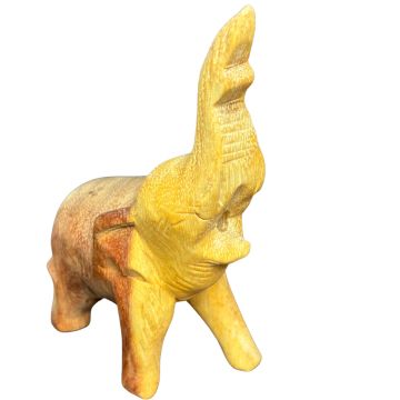 Richiamo Elefante in Legno Intagliato 7,5 cm.