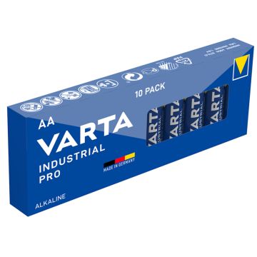 Varta AA Industrial Pro alcalina 10pz Varta AA Industrial Pro alcalina 10pz