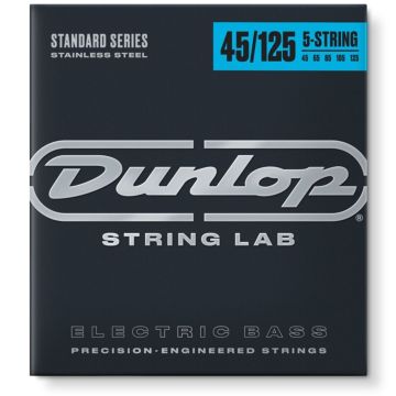 Corde Basso Dunlop DBS45125 Stainless Steel, Medium Set/5 45-125