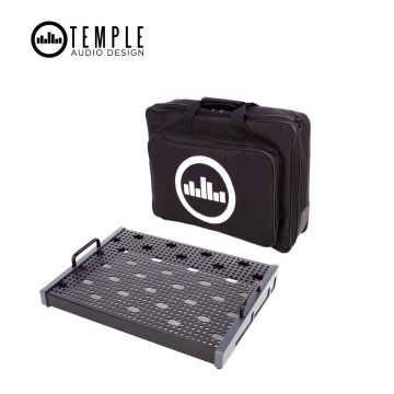 Pedalboard Temple Audio Design DUO-17 gunmetal con borsa
