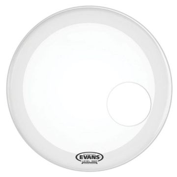 "BD22RSW Pelle Evans 22"" EQ3 Resonant Smooth Wite con Foro"