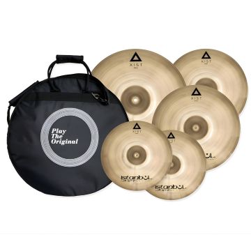 Istanbul Agop Set Piatti 4 Xist Hi-hat 14'',Crash 16'', Crash 18'', Ride 20' con borsa