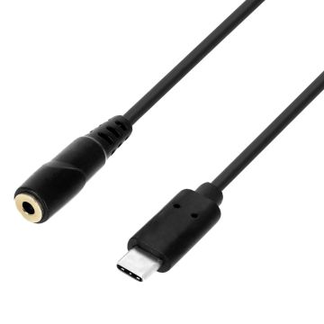 Adam Hall 3 Star B Y USB-C 0020 Cavo adattatore USB C a mini jack f 