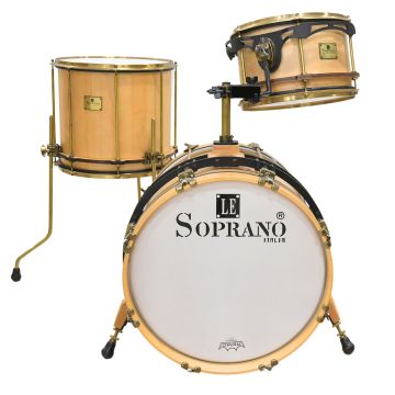 Batteria Le Soprano Prima Original Maple 18" 3pz natural Batteria Le Soprano Prima Original Maple 18" 3pz natural