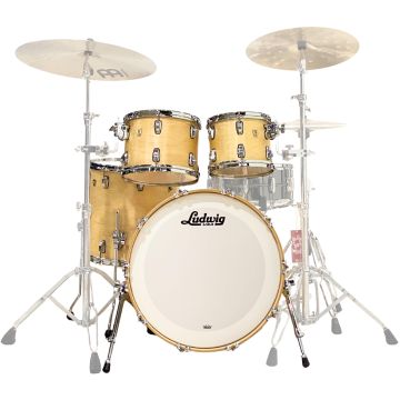 Ludwig Classic Maple 22" 4pz Satin Natural Batteria