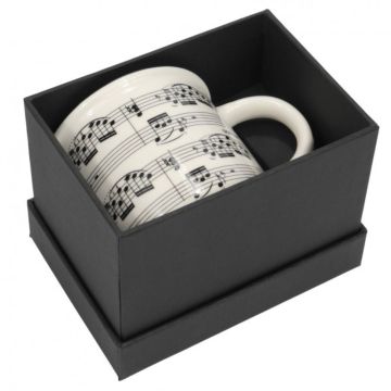 Tazza bianca e pentagramma nero con confezione regalo Agifty
