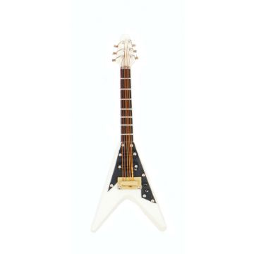 Calamita Chitarra Elettrica Agifty bianca 