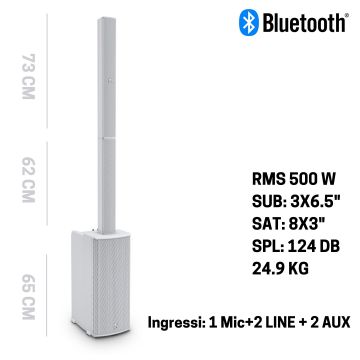 LD System MAUI11 G2 white LD System MAUI11 G2 white