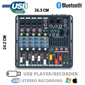 Soundsation YOUMIX 410 PRO Mixer Con Effetti