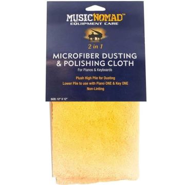 MusicNomad MN230 Panno lucidatura pianoforti microfibra