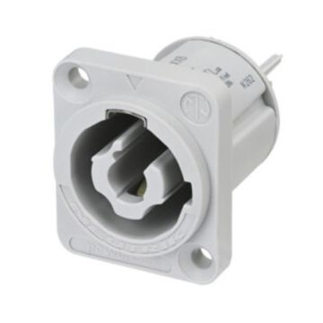 Powercon pannello Neutrik grigio NAC3MPXXB Powercon pannello Neutrik grigio NAC3MPXXB