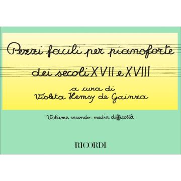 Gainza Pezzi facili per pianoforte