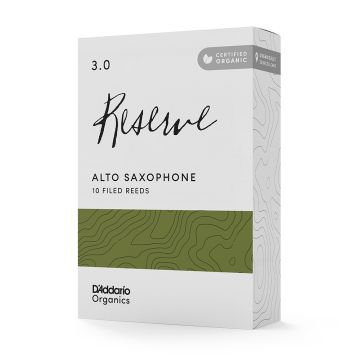 Ance Sax Alto D'Addario Organics Reserve Filed n.3+ 10pz