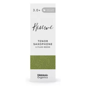 D'Addario Organics Reserve n. 3.0+ Tenor Sax (5-Pack)