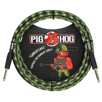 Pig Hog Cavo jack/jack 3 mt Camouflage