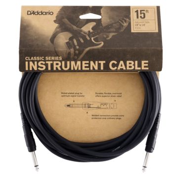 D'Addario PW-CGT-15 Cavo jack/jack 4,5 mt Classic