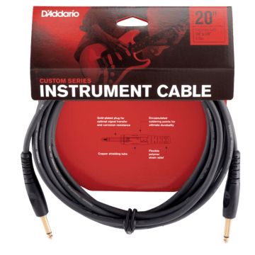 D'Addario PW-G-20 Cavo jack/jack 6 mt Custom D'Addario PW-G-20 Cavo jack/jack 6 mt Custom