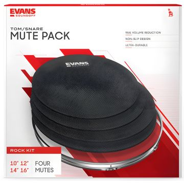 Evans SoundOff SO0246 Set sordine Rock