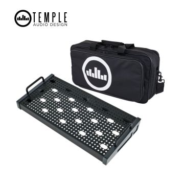 Pedalboard Temple Audio Design SOLO-18 gunmetal con borsa Pedalboard Temple Audio Design SOLO-18 gunmetal con borsa