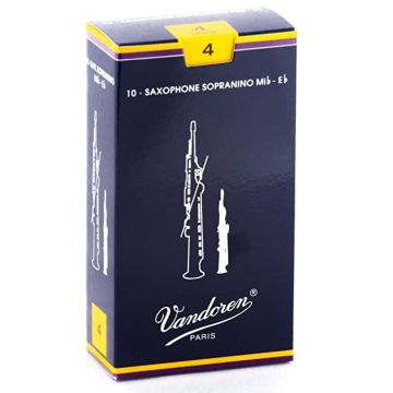 Ance Sax Sopranino Vandoren Traditional n.4 10pz  