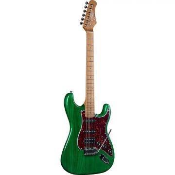Eko ST-451 Chitarra Elettrica transparent green