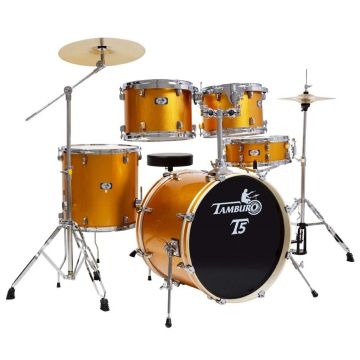 Batteria Tamburo T5 22" 5pz. Completa Yellow Sparkle